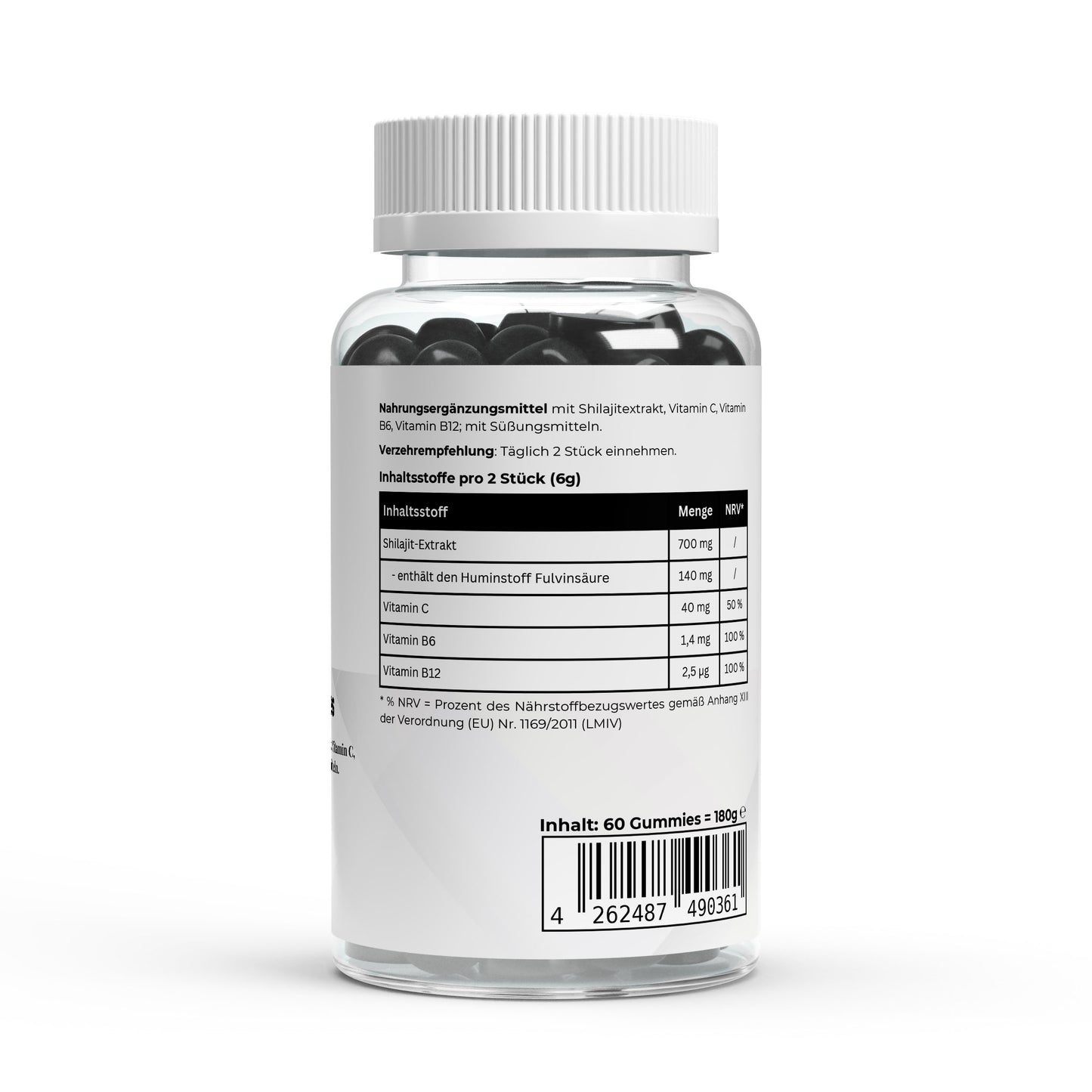 Shilajit Gummies + Vitamin C,B6, B12 - 60 Stk. - Sexotim