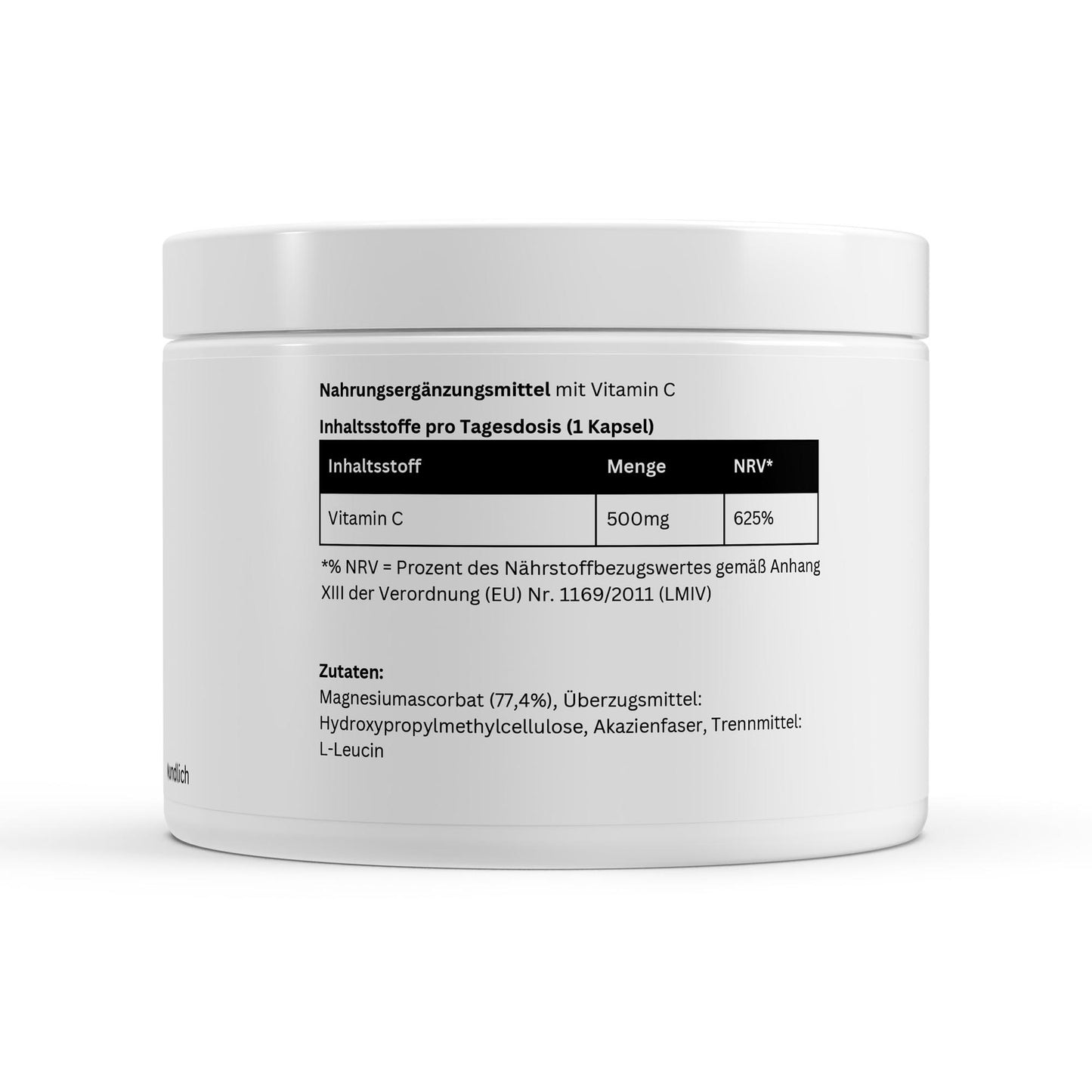 Gepuffertes Vitamin C 500mg - 360 Kapseln - Sexotim