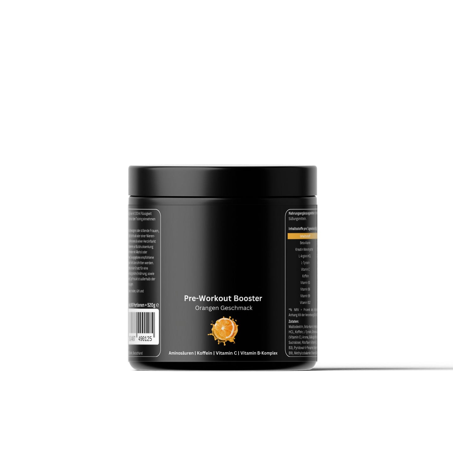 Pre-Workout Booster Orange - 520g - Sexotim