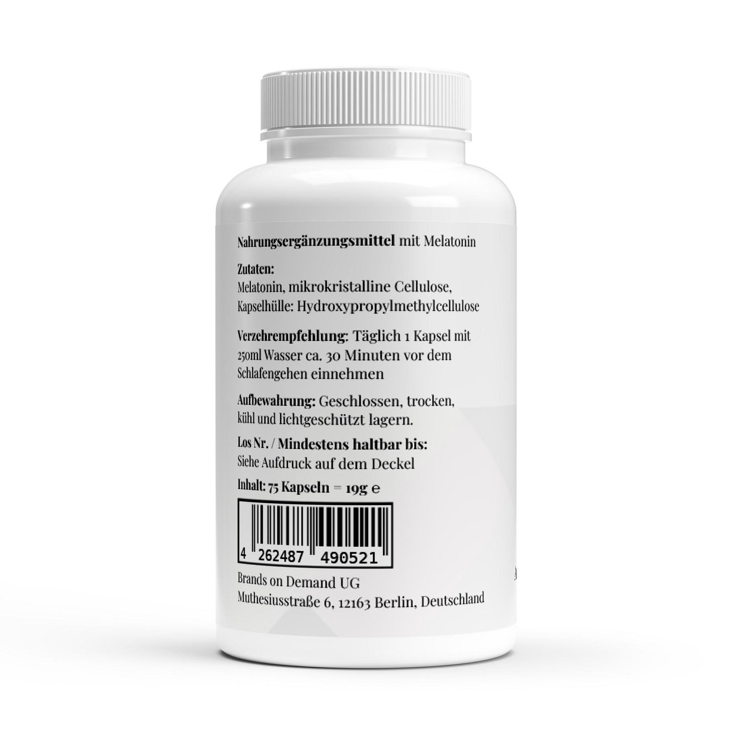Melatonin - 75 Kapseln - Sexotim