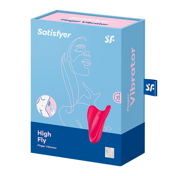 SATISFYER - HIGH FLY FINGERVIBRATOR FUCHSIA - Sexotim