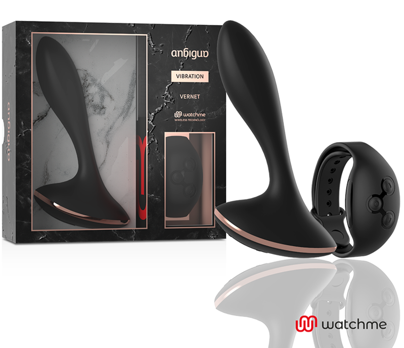 ANBIGUO - ANAL PLUG VIBRATOR VERNET MIT WATCHME & FERNBEDIENUNG - Sexotim