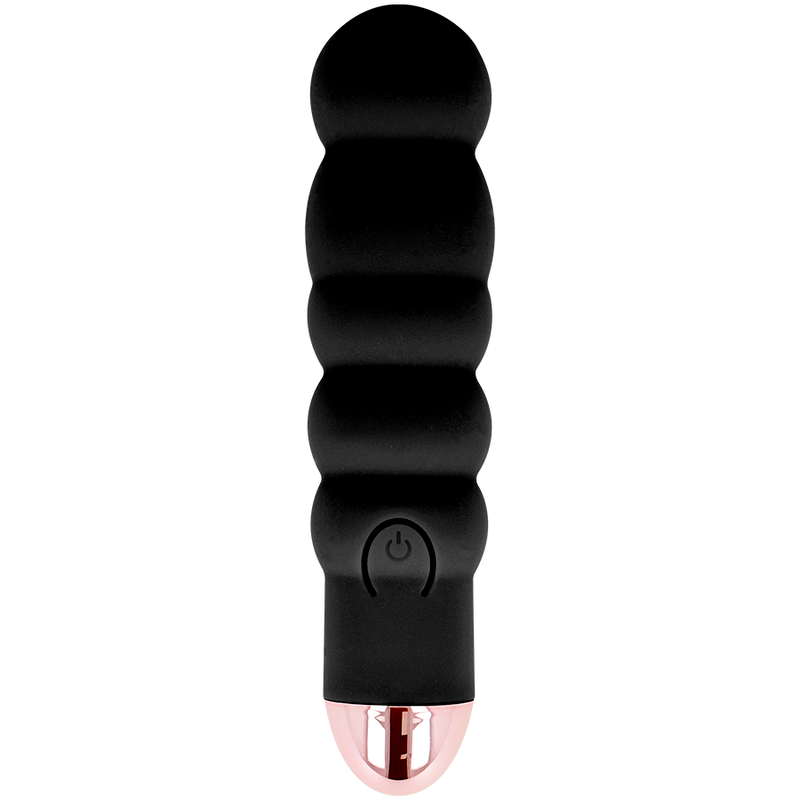 DOLCE VITA - AUFLADBARER VIBRATOR SECHS SCHWARZ 7 GESCHWINDIGKEITEN - Sexotim