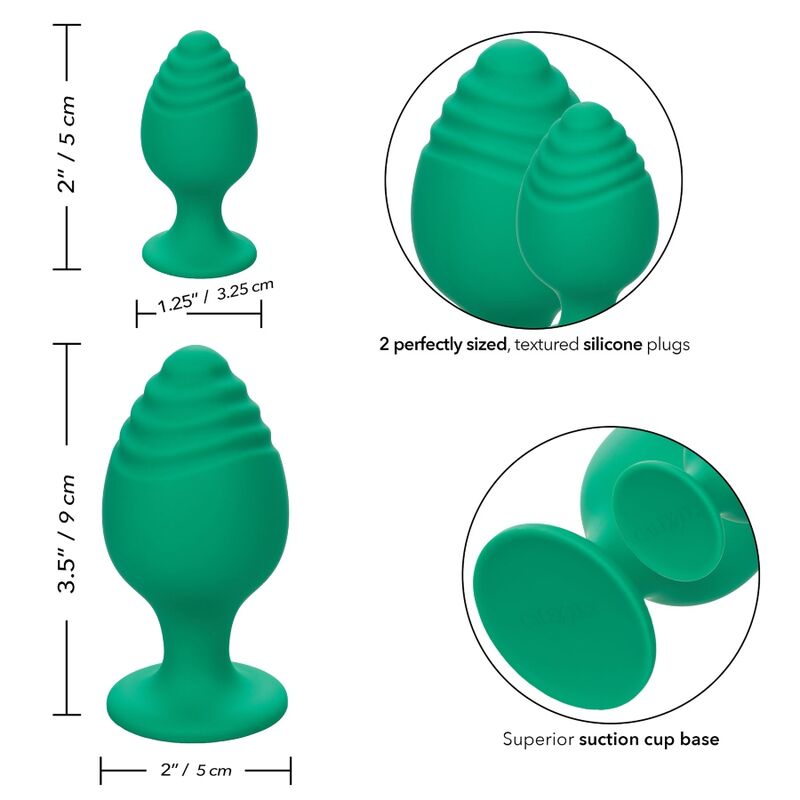 CALEXOTICS - CHEEKY BUTTPLUG GRÜN - Sexotim