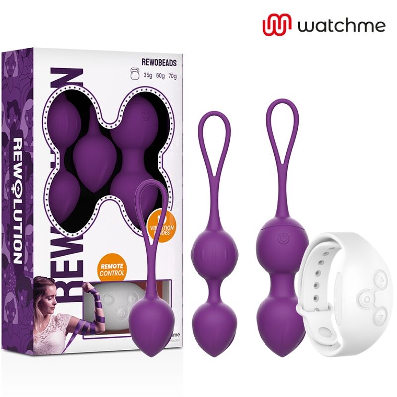 REWOLUTION - REWOBEADS VIBRIERBÄLLE FERNBEDIENUNG MIT WATCHME-TECHNOLOGIE - Sexotim