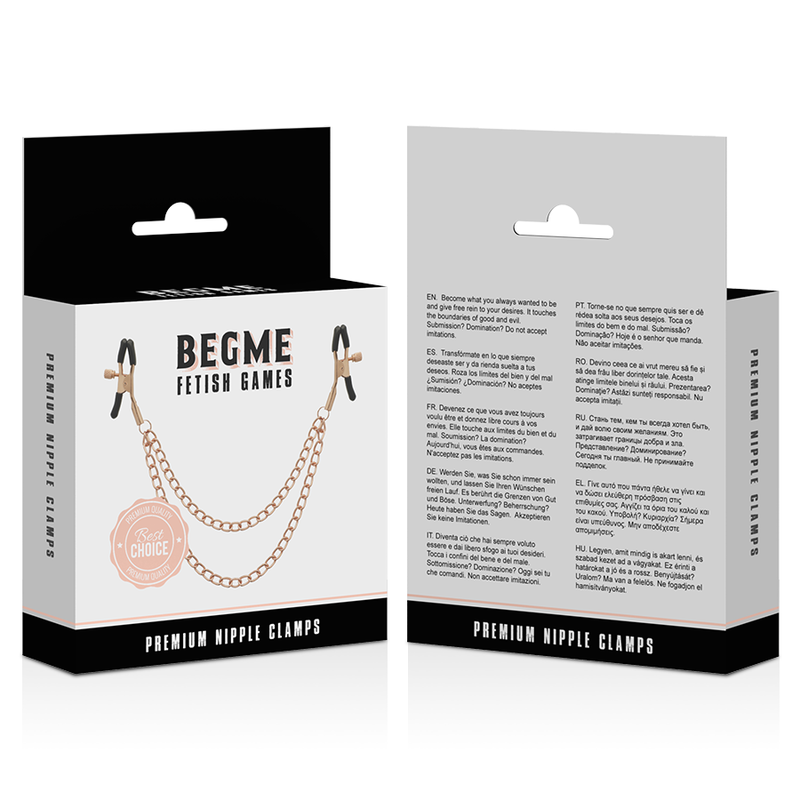 BEGME - BLACK EDITION PREMIUM NIPPELKLEMMEN DER BLACK EDITION - Sexotim