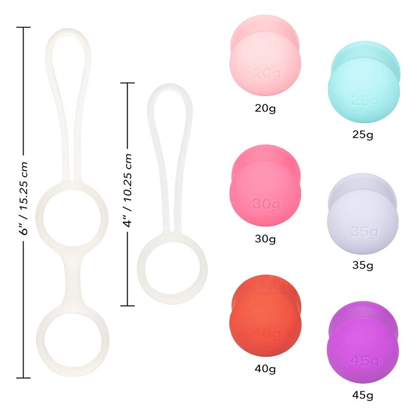 CALEXOTICS - SHE-OLOGY SET BOLAS KEGEL INTERCAMBIABLES - Sexotim