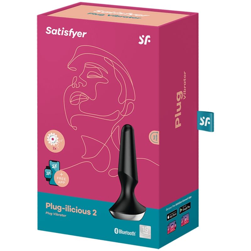 SATISFYER - PLUG ILICIOUS 2 PLUG VIBRATOR SCHWARZ - Sexotim