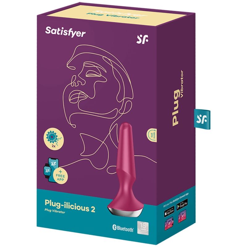 SATISFYER - PLUG ILICIOUS 2 PLUG VIBRATOR BEERE - Sexotim