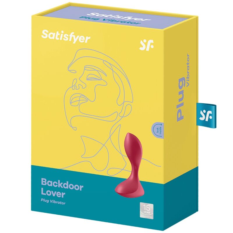SATISFYER - BACKDOOR LOVER ROTER ANALPLUG VIBRATOR ROT - Sexotim