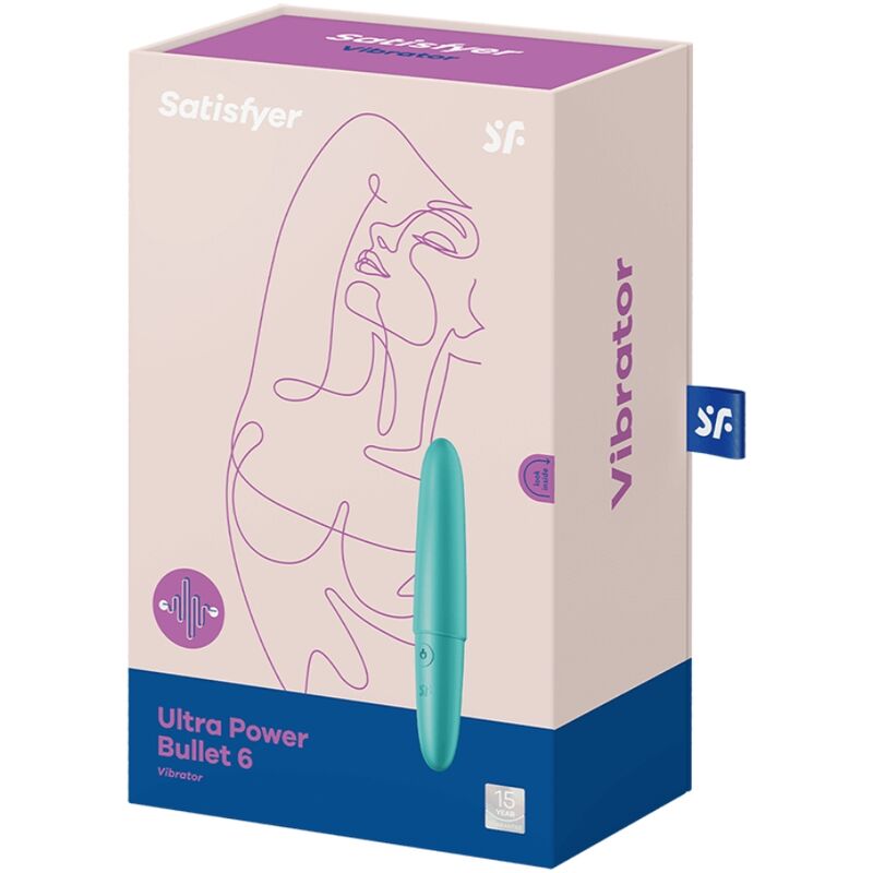 SATISFYER - ULTRA POWER BULLET 6 TÜRKIS - Sexotim