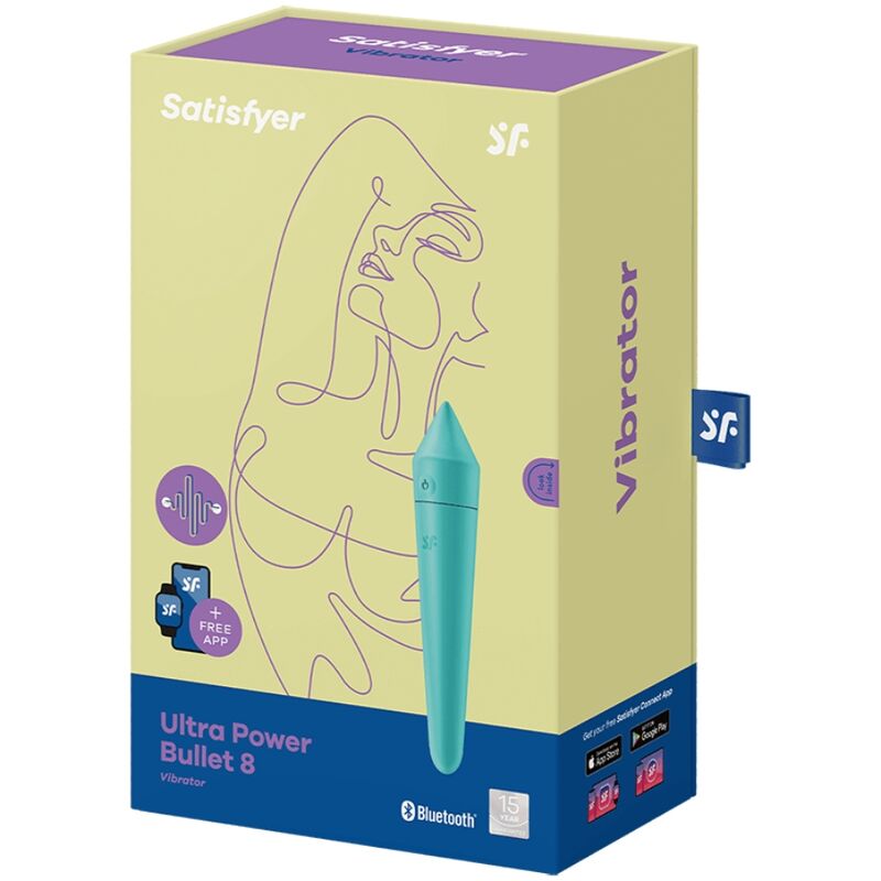 SATISFYER - ULTRA POWER BULLET 8 TÜRKIS - Sexotim