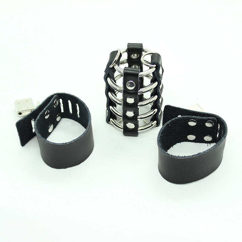 OHMAMA FETISH - PENISKFIG MIT METALLRINGEN UND LEDERRIEMEN - Sexotim