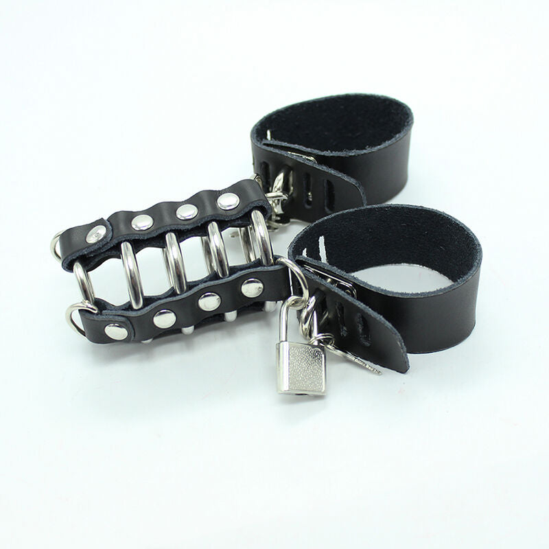 OHMAMA FETISH - PENISKFIG MIT METALLRINGEN UND LEDERRIEMEN - Sexotim