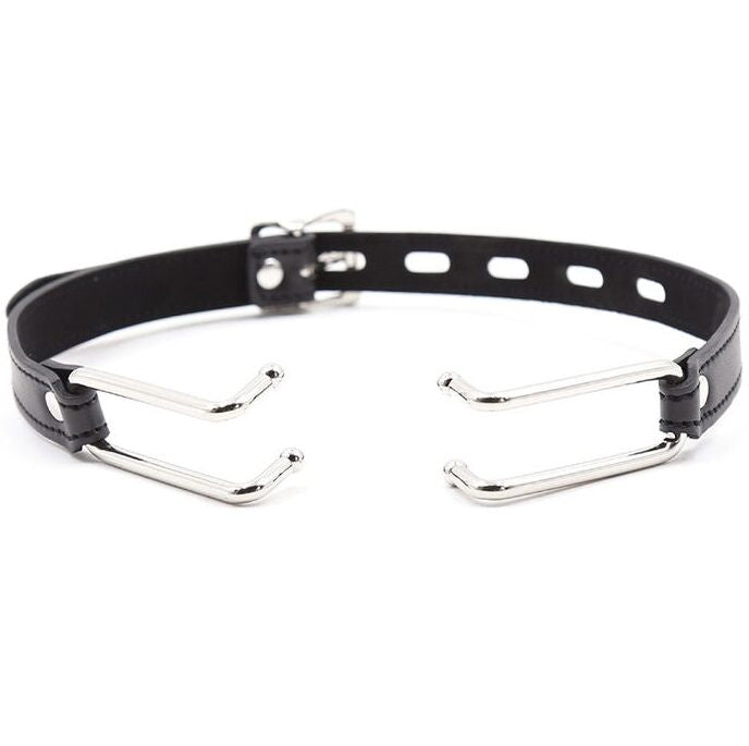 OHMAMA FETISH - LEDER-GAG MIT METALLHAKEN - Sexotim