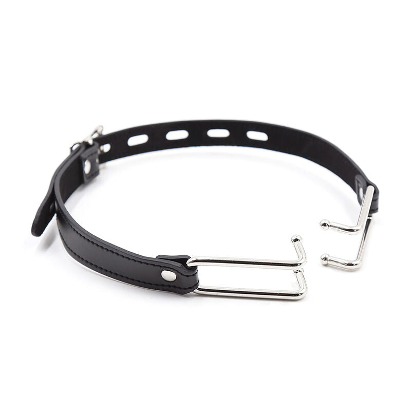 OHMAMA FETISH - LEDER-GAG MIT METALLHAKEN - Sexotim