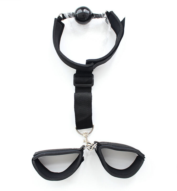 OHMAMA FETISH - NEOPREN KNEBEL MIT HANDMANSCHETTEN - Sexotim