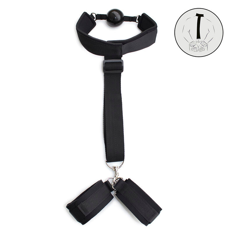 OHMAMA FETISH - NEOPREN KNEBEL MIT HANDMANSCHETTEN - Sexotim