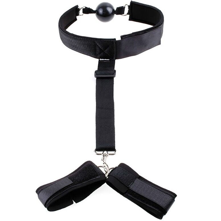 OHMAMA FETISH - NEOPREN KNEBEL MIT HANDMANSCHETTEN - Sexotim