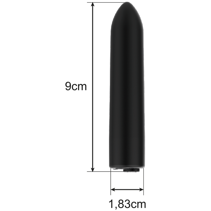 INTENSE - VIBRIERENDE BULLET - 10 VIBRATIONSMODI 8,5 CM x 1,7 CM - Sexotim