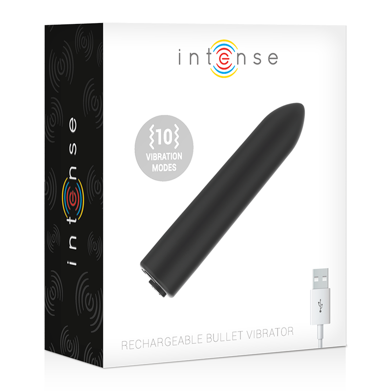 INTENSE - VIBRIERENDE BULLET - 10 VIBRATIONSMODI 8,5 CM x 1,7 CM - Sexotim