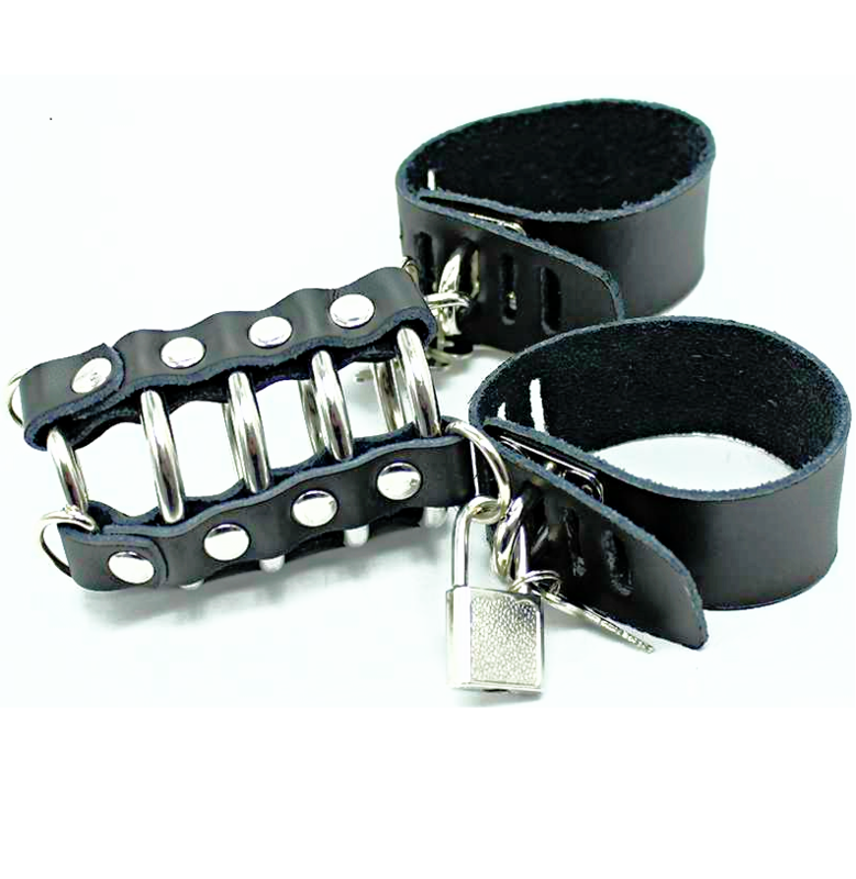 OHMAMA FETISH - PENISKFIG MIT METALLRINGEN UND LEDERRIEMEN - Sexotim
