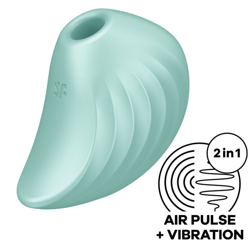 SATISFYER - PEARL DIVER AIR PULSE STIMULATOR & VIBRATOR LILA / GRÜN - Sexotim