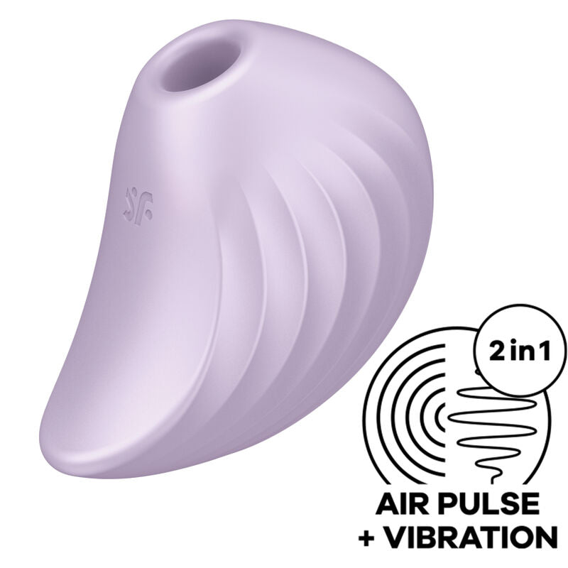 SATISFYER - PEARL DIVER AIR PULSE STIMULATOR & VIBRATOR LILA / GRÜN - Sexotim