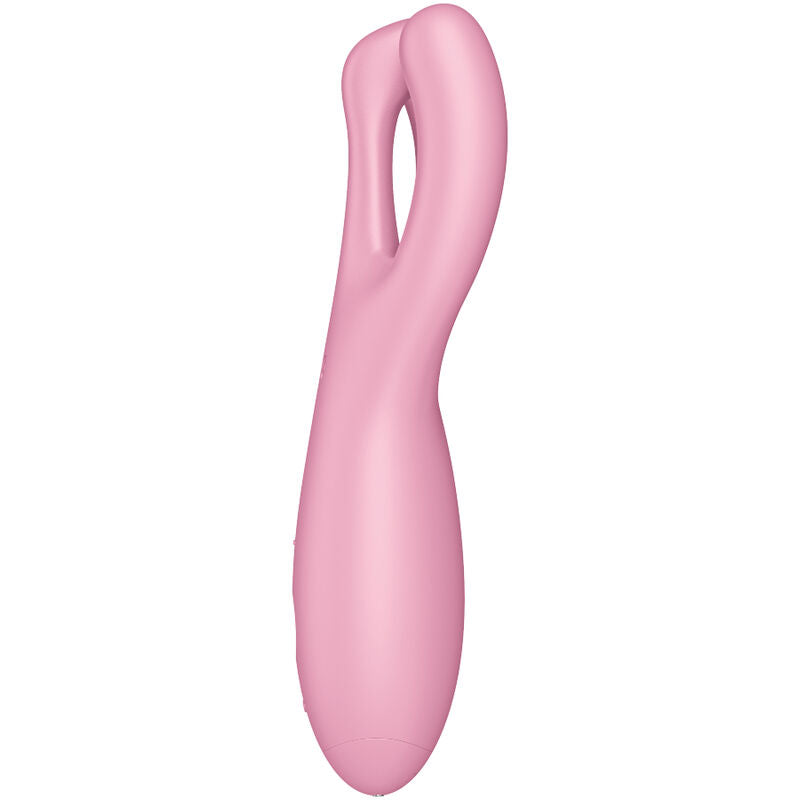 SATISFYER - THREESOME 4 VIBRATORAPP ROSA / BLAU - Sexotim
