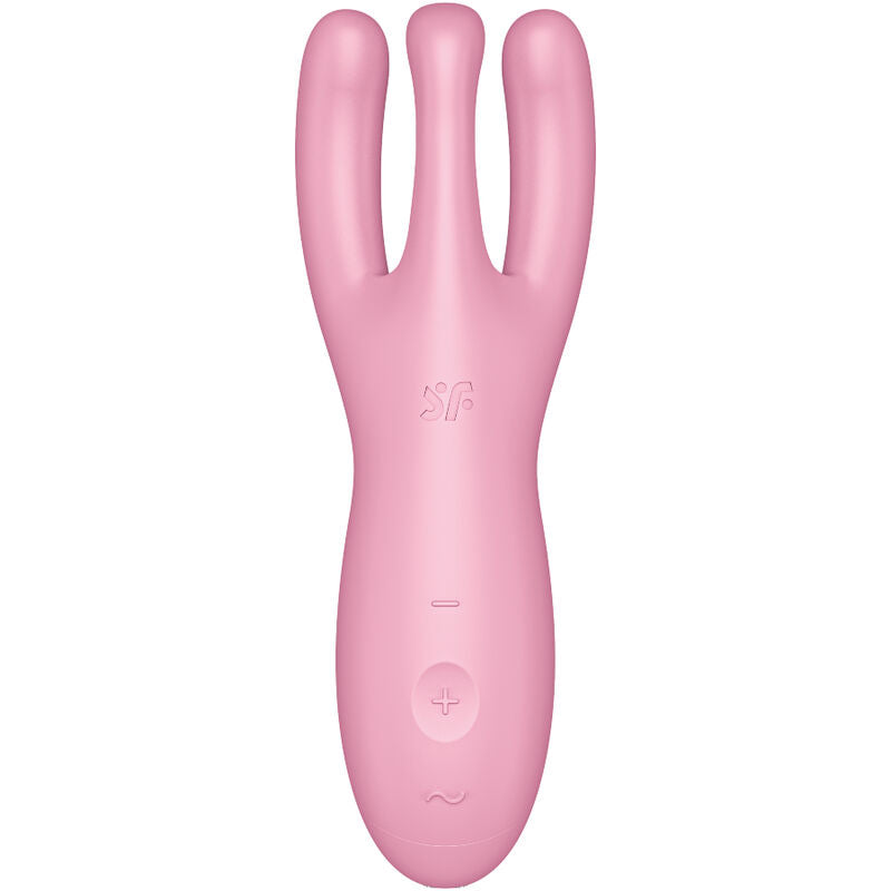 SATISFYER - THREESOME 4 VIBRATORAPP ROSA / BLAU - Sexotim