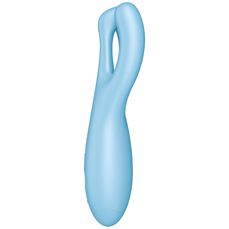 SATISFYER - THREESOME 4 VIBRATORAPP ROSA / BLAU - Sexotim