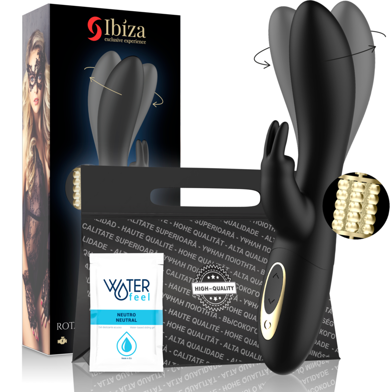 IBIZA - KRAFTVOLLER PERLENROTATOR MIT KANINCHEN - Sexotim