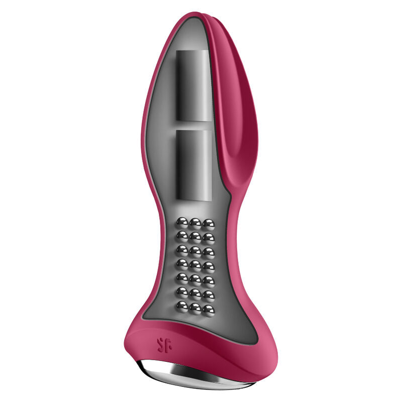 SATISFYER - ROTATOR PLUG 2+ VIBRIERENDE PLUGAPP ROT / SCHWARZ - Sexotim