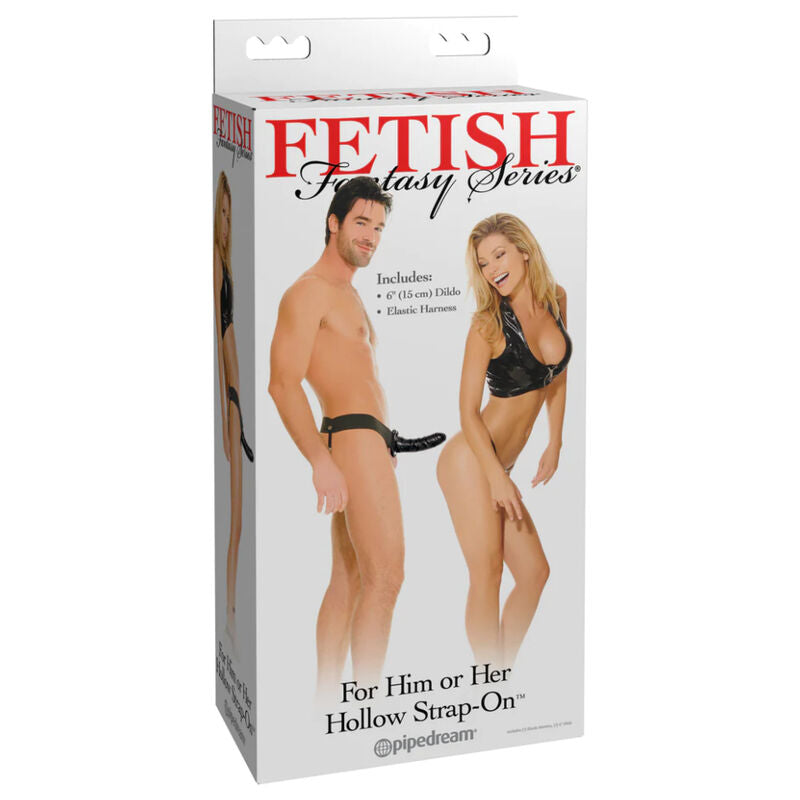 FETISH FANTASY SERIES - BLACK DREAM HOLLOW STRAP ON - Sexotim