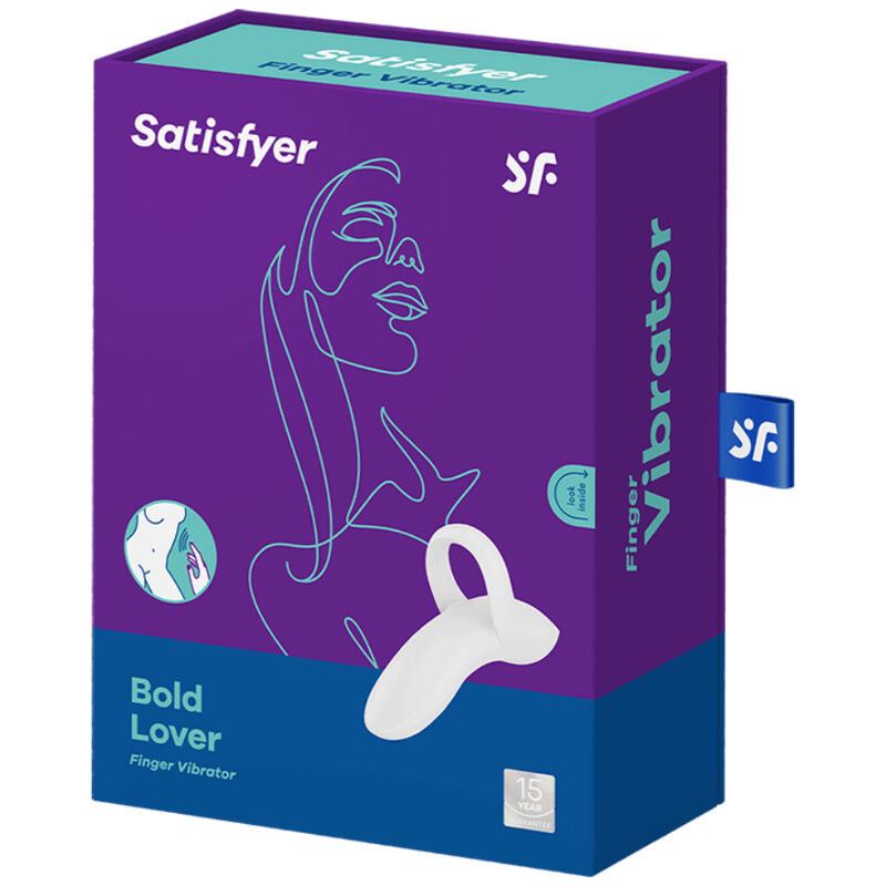 SATISFYER - BOLD LOVER FINGERVIBRATOR WEISS / PINK - Sexotim