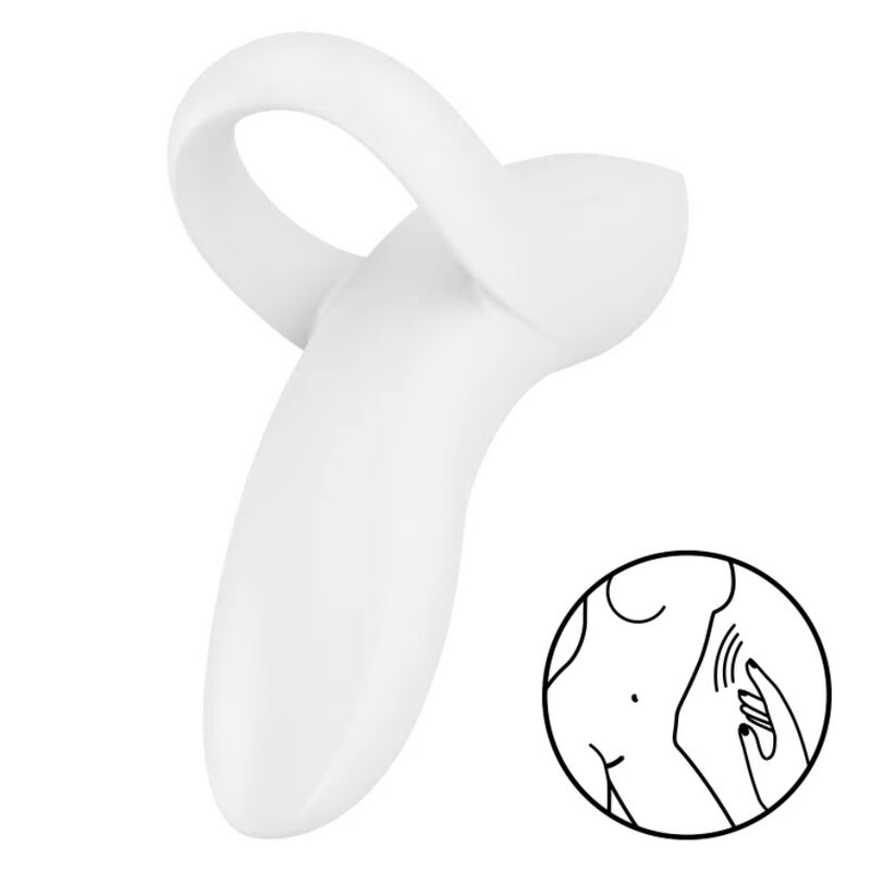 SATISFYER - BOLD LOVER FINGERVIBRATOR WEISS / PINK - Sexotim