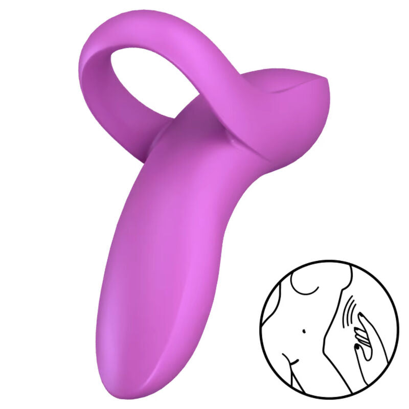 SATISFYER - BOLD LOVER FINGERVIBRATOR WEISS / PINK - Sexotim
