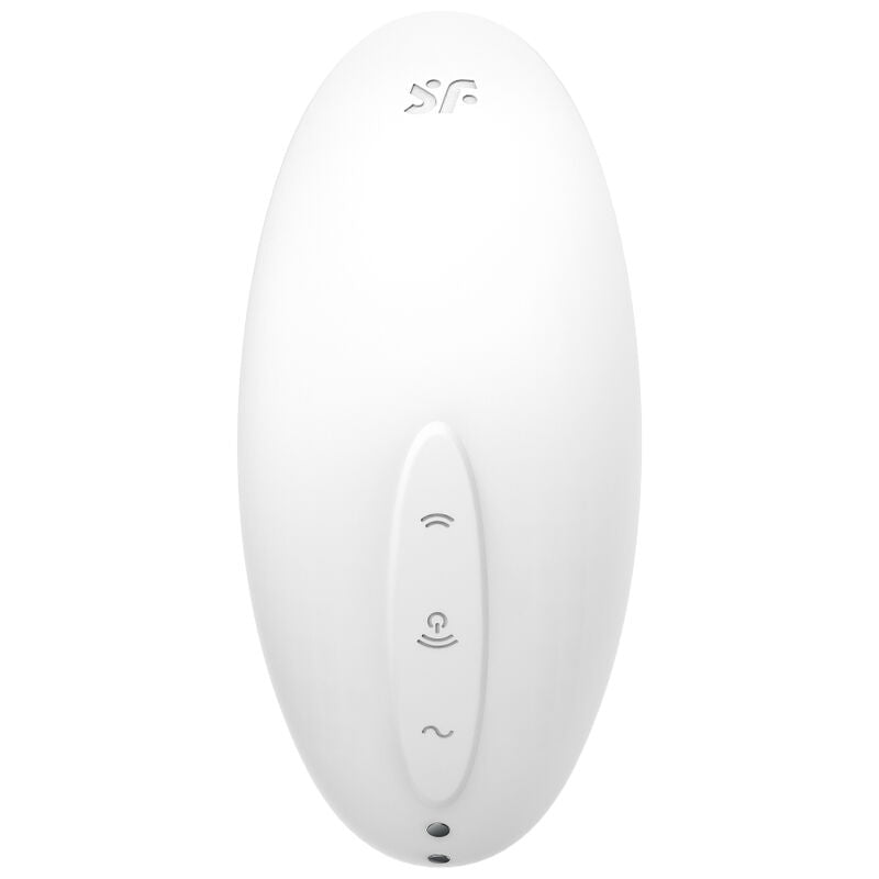 SATISFYER - VULVA LOVER 2 LUFTPULSSTIMULATOR & VIBRATOR WEISS / BLAU - Sexotim