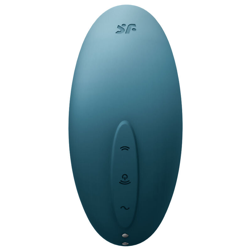 SATISFYER - VULVA LOVER 2 LUFTPULSSTIMULATOR & VIBRATOR WEISS / BLAU - Sexotim