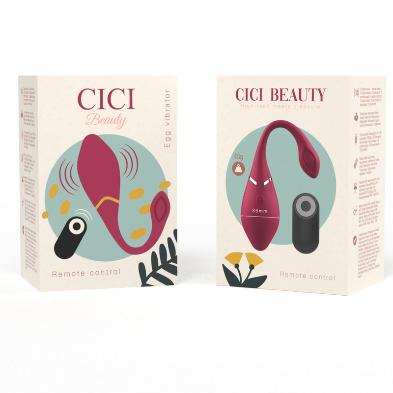 CICI BEAUTY - PREMIUM SILIKON EI VIBRATOR MIT FERNBEDIENUNG - Sexotim