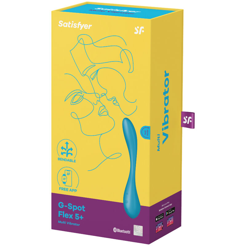 SATISFYER - G-SPOT FLEX 5 MULTIVIBRATOR LILA / BLAU - Sexotim