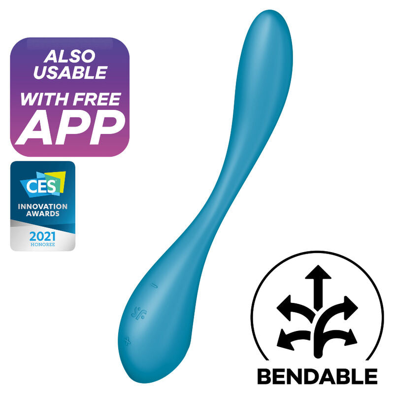 SATISFYER - G-SPOT FLEX 5 MULTIVIBRATOR LILA / BLAU - Sexotim