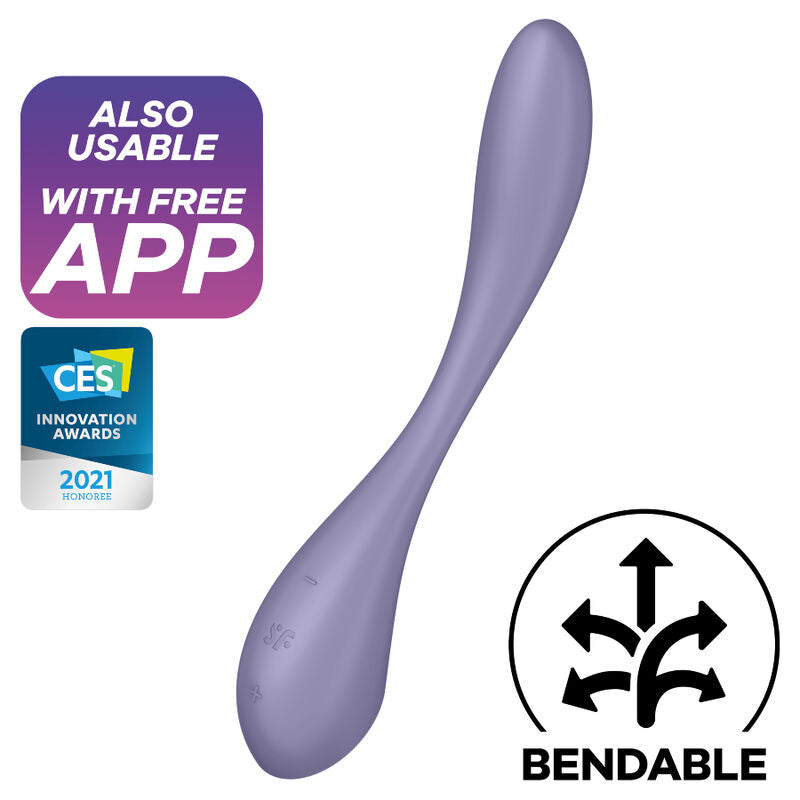SATISFYER - G-SPOT FLEX 5 MULTIVIBRATOR LILA / BLAU - Sexotim