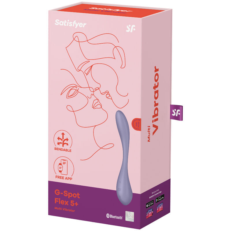 SATISFYER - G-SPOT FLEX 5 MULTIVIBRATOR LILA / BLAU - Sexotim