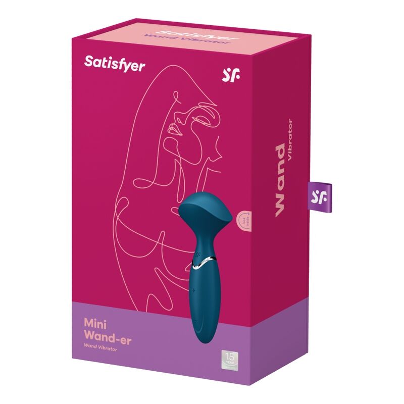 SATISFYER - MINI WOND-ER GRAU / BLAU - Sexotim