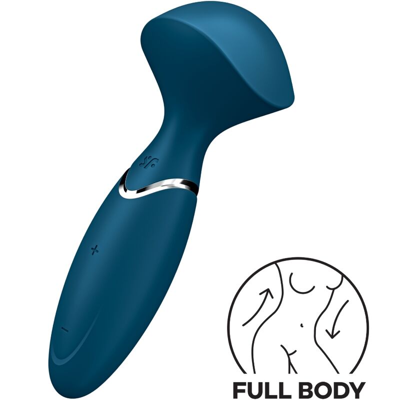 SATISFYER - MINI WOND-ER GRAU / BLAU - Sexotim