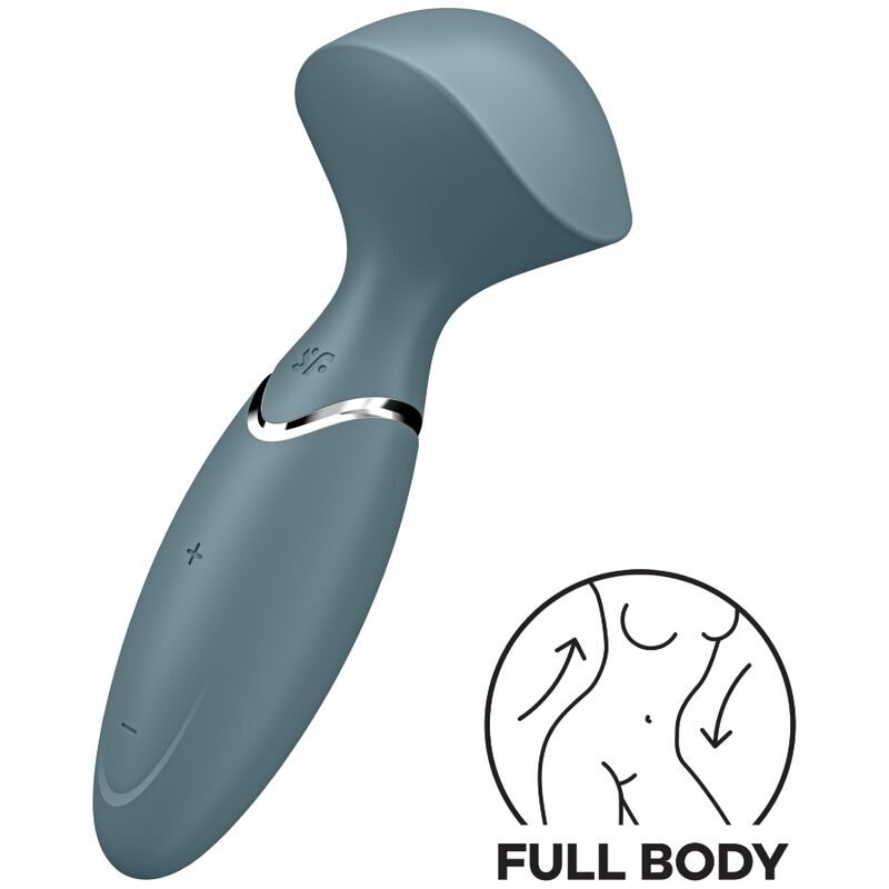 SATISFYER - MINI WOND-ER GRAU / BLAU - Sexotim