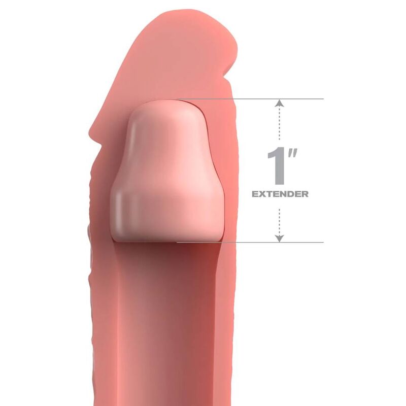 FANTASY X- TENSIONS - PIPEDREAMS HÜLLE 17,78 CM + 2,54 CM STECKHAUT - Sexotim
