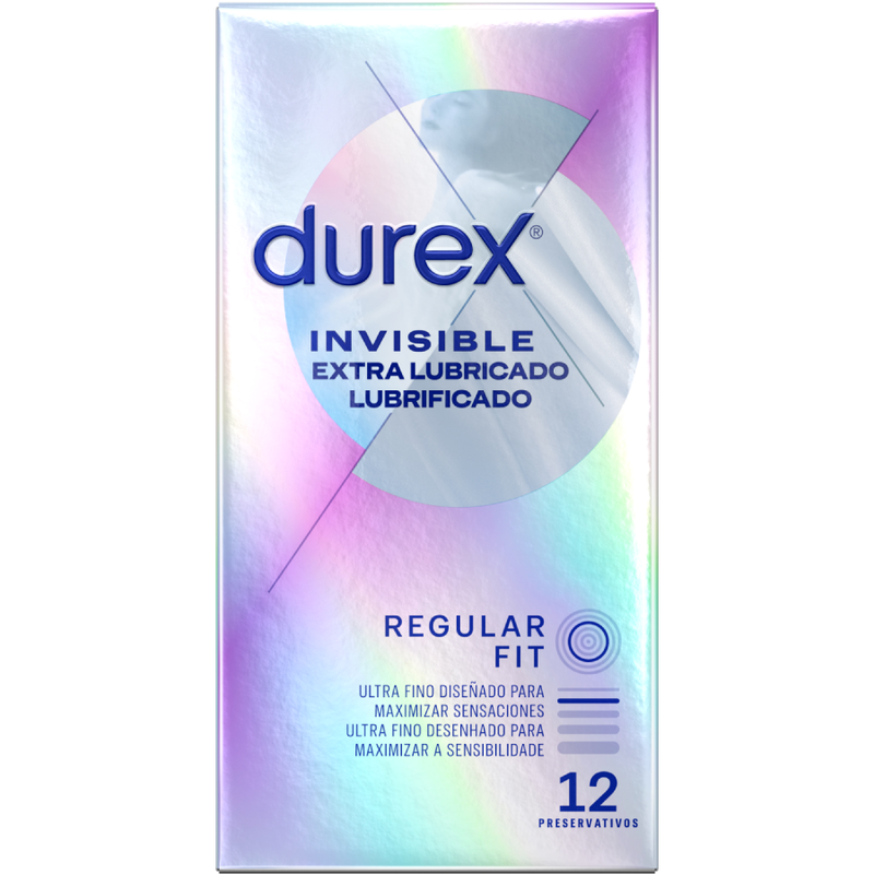 DUREX - UNSICHTBARES EXTRA GESCHMIERTES 12 EINHEITEN - Sexotim
