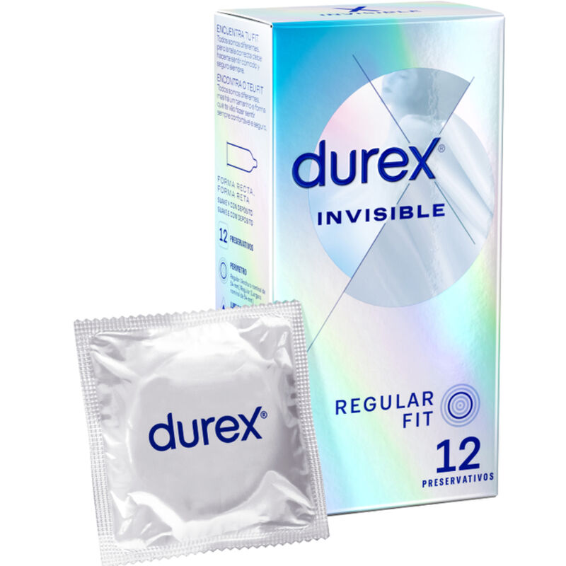 DUREX - UNSICHTBAR EXTRA DÜNN 12 EINHEITEN - Sexotim